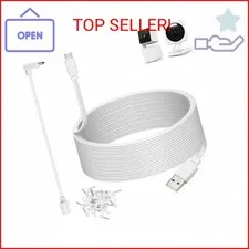 50ft Power Cable for Wyze Cam v4,Wyze Cam Pan v3,Wyze OG,Wyze Cam v3 and v3 Pro
