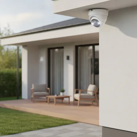 Efficient 5MP Dome CCTV Camera - 65ft Night Vision & Compatible with 5MP/8MP DVR