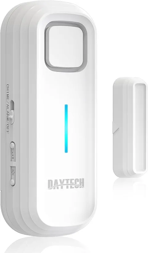 Freezer Door Alarm When Left Open with 0-4Mins Delay, White 1PC