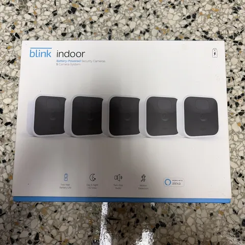 Open Box Blink 5 Indoor 3rd Gen Wireless 1080p Security Camera System
