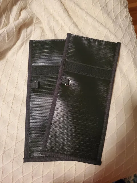 2 Pack Military Grade Faraday Bags Signal Blocking Pouch Cell Phone Key Blocker