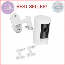 2Pack Adjustable Security Wall Mount Bracket for Ring Stick Up Cam & Ring Outdoo