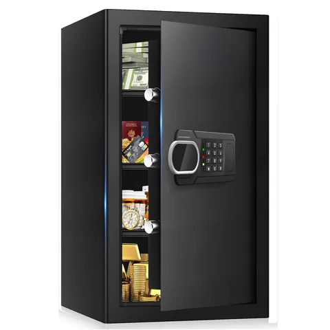 6.1 Cuft Heavy Duty Fire Security Home Safe Box, Large Floor Safe with Digita...