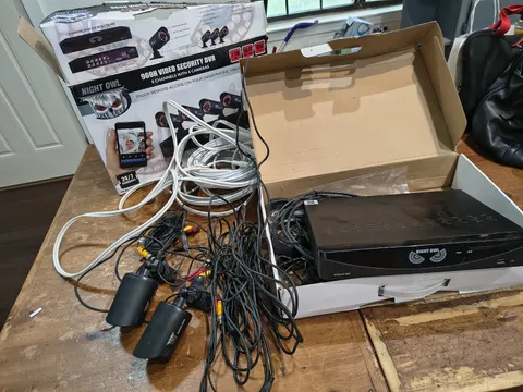 Night Owl 960H Video Security 1tb DVR System 4 Channel 2 Cameras Night Parts