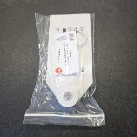 Sti Key Switch Backplate Kit For Select Alert Series White New