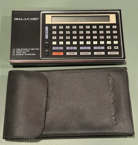 Dial-A-Card Portable Automatic Telephone Dialer Model AD-63