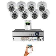 Evertech 8 Channel HD CCTV Claud HDMI 1080N Security Complete Set w/ 2TB