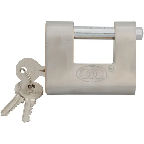 Faithfull FAIPLB80SHUT Brass Lock 80mm
