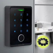 Waterproof Fingerprint Password Access Control  Unit with ID Keyfobs US Stock