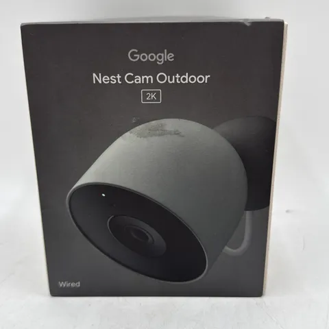 Google Nest Outdoor (wired 2nd Gen) Security Camera With 2k Video & Gemini-hazel