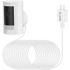 OLAIKE Indoor/Outdoor Power Adapter for Ring Stick Up Cam (16 ft/5m)