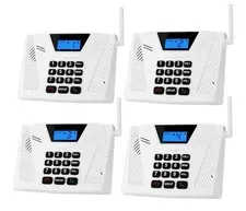 Intercoms Wireless for Home Upgraded Hands Free 5300ft. 4 Pack White