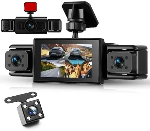 Mejor Camara De Seguridad FHD 1080P Para Carros De 360° Cámara De 4 Canales