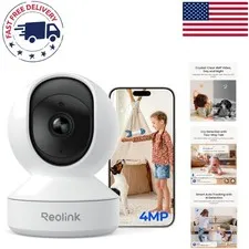 360° Pet & Baby Monitor - 4MP WiFi Camera with Instant Cry Alerts & Two-Way Talk