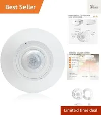 DC 12/24V 10A Low Voltage Ceiling Sensor Pir Occupancy Motion Detector,360 Mo...