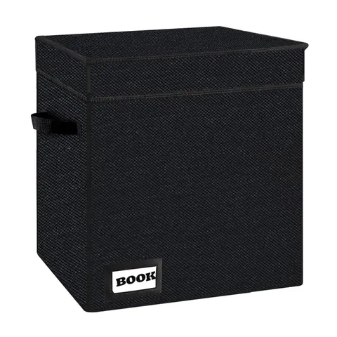 Small Black Comic Book Storage Case 11.8" x 9.8" x 7.8" Holds 100-120 Comics