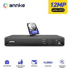 ANNKE 16CH 12MP NVR POE IP Network Video Recorder Home Security System 2TB HDD