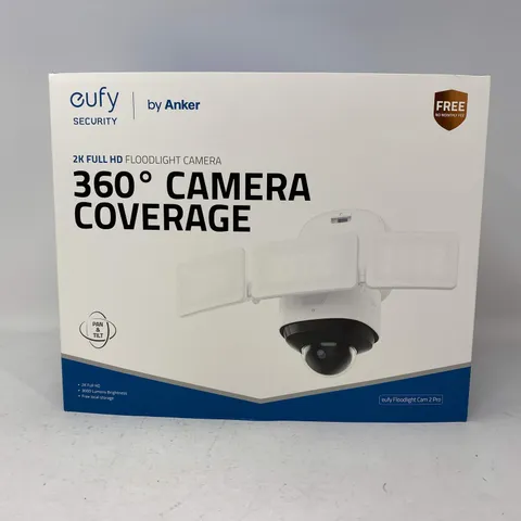 Eufy 360 Degree Pan & Floodlight Cam 2 Pro T8423 White