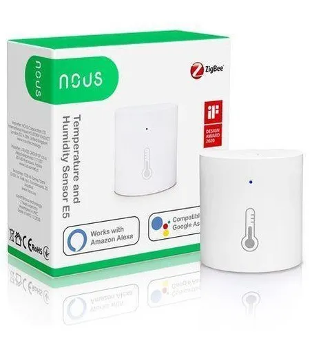 TUYA ZigBee Smart temperature and humidity sensor WiFi Wireless, NOUS E5