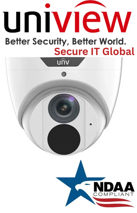UNV 5MP HD IP67 PoE NDAA Audio IP Uniview Eyeball Security Surveillance Camera