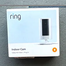 Ring Indoor Cam Wi-Fi IP Indoor Camera 1080p Motion Detection Plug-In SEALED