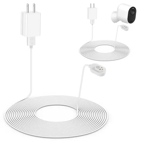 2Pack Arlo Camera Charger Outdoor&Indoor, Power Cord for Arlo 3/4 Pro 5S 2K, Arl