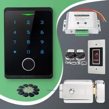 HOMSECUR Weatherproof IP66 APP WIFI Fingerprint PIN Access Control Touch Keypad