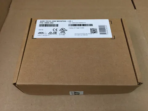 Axis Communications T8133 30W Midspan POE Injector w/ Power Cord
