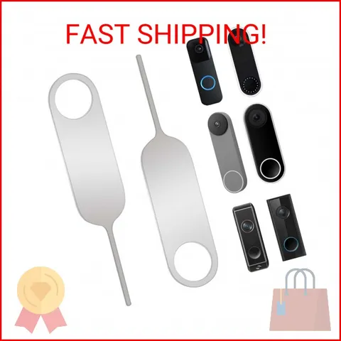 2-Pack Doorbell Key Tool, Doorbell Opening Pin Tool, Release Removal Pin Securit