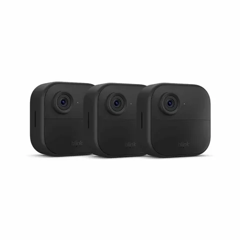 Blink Outdoor 4 1080p Wi-Fi Outdoor 3-Camera Security System - Black