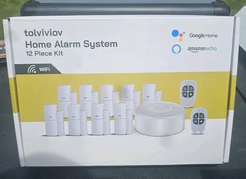 TOLVIVOIV Home Alarm System (2nd Gen) 12 Piece Kit, Smart Alarm Security NEW