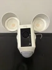 Ring Floodlight Cam Wired Plus Surveillance Camera - White - No Hardware