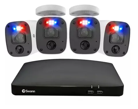 Swann 85680 8 Channel DVR 4KMQB Audio Camera 4k Enforcer Kit SWDVK-858804MQ1TB