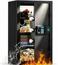 7.0 Cuft Large Fireproof Safe for Home, Digital Anti-Theft Safe Box with Combina