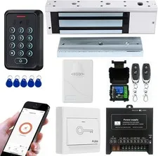 Smart Door Access Control WiFi Tuya 1200LB Magnetic Lock Keypad