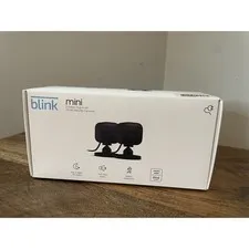 2 Pack Blink Mini 1080p WiFi Security Camera with Motion Detection Night Vision