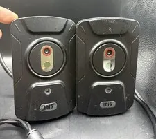 IDIS DC-TH2012WR Analog Camera Lot x2  12v Black Security Home