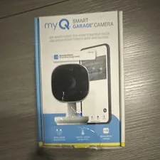 myQ Smart Garage Camera 1080p Wi-Fi Indoor Night Vision 2-Way Audio White/Black