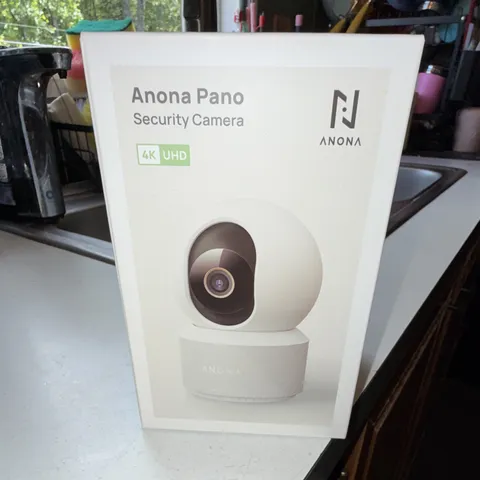Anona Pano 4K UHD Indoor 360° Panoramic Wi-Fi Camera AI Track 2-Way White