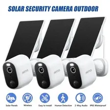 INFIYA 2K Wireless Solar Security Camera Smart Night Vision Outdoor Ai Detection