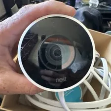 Nest Cam Outdoor 1080p Wi‑Fi IP Camera Weatherproof Night Vision 2-Way White