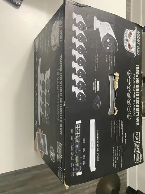 Night Owl1080p NVR10-882 Network Smart Security System 8 Channel With 8 Cameras