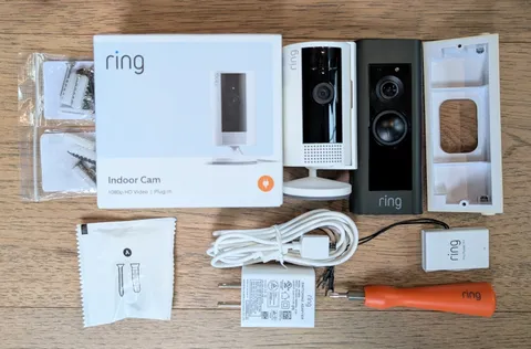 Lot of 3 Ring Cameras – Ring Doorbell Pro 1st Gen, Ring Indoor Cam 2nd Gen