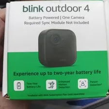 Blink Outdoor 4 (4th Gen) Wire-Free Smart Security Add On Camera HD 2-Way Audio