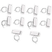 MC-32 NC Magnetic Reed Switch Surface Mount Wired Door Window Alarm, Magneti ...