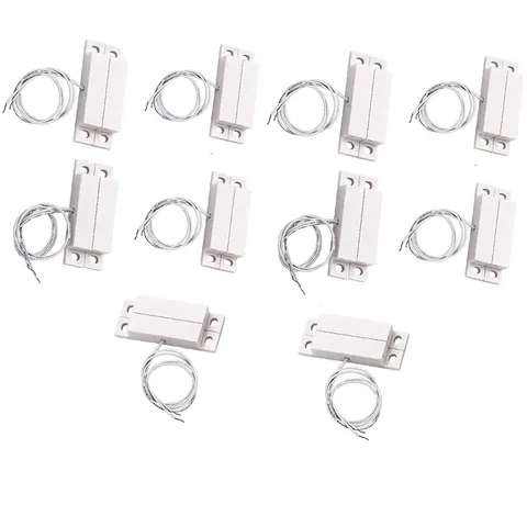 MC-32 NC Magnetic Reed Switch Surface Mount Wired Door Window Alarm, Magneti ...