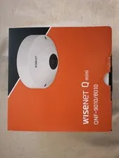 Wisenet QNF-8010 6 Megapixel Indoor Network Camera - Color - Fisheye - White