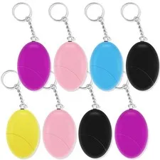 8 Pcs Personal Safety Alarm for Women 120db Loud Sound Personal Siren Self De...