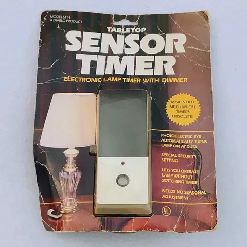 Vintage Diablo Solid State Electronic Sensor Lamp Timer with Dimmer, Model STT-1