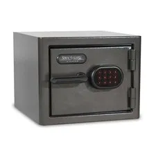 SANCTUARY 0.79 cu. ft. Fireproof/Waterproof Safe w/ Electronic Lock, Dark Gray